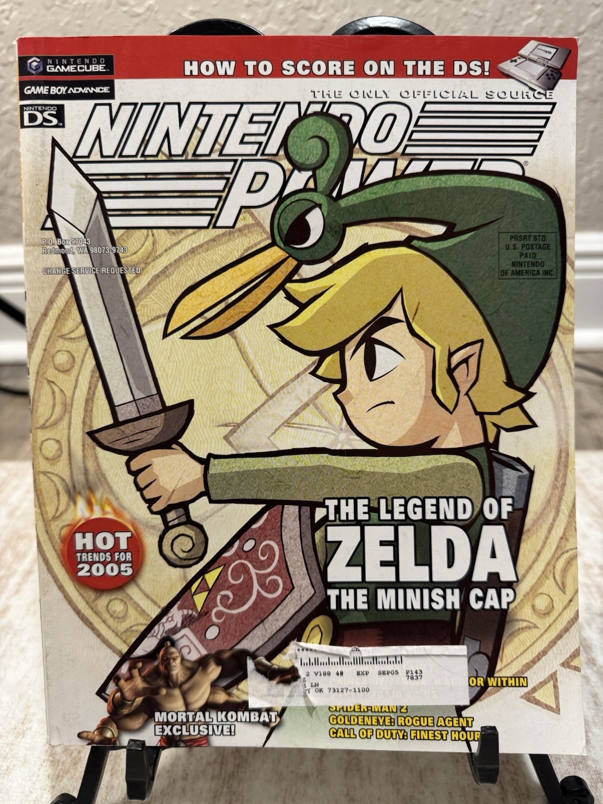 Nintendo Power Vol 188 Feb 2005 Zelda Minish Cap w/ Prince of Persia Poster Nintendo Power Vol 188 Feb 2005 Zelda Minish Cap w/ Prince of Persia Poster