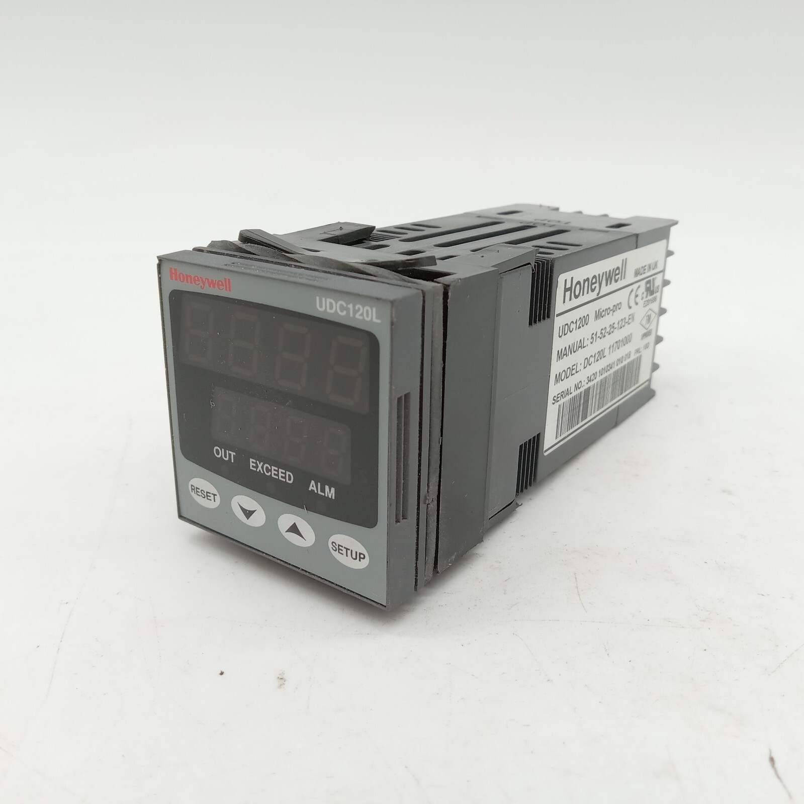 Honeywell UDC1200 DC120L-1-1-7-0-1-0-0-0 Controller -NOT SET TO DEFAULT