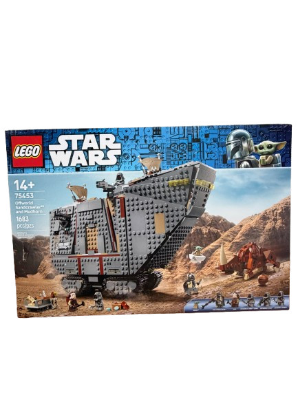 LEGO Star Wars 75453 Offworld Sandcrawler and Mudhorn 1683 Pieces - Damaged Box LEGO Star Wars 75453 Offworld Sandcrawler and Mudhorn 1683 Pieces - Damaged Box