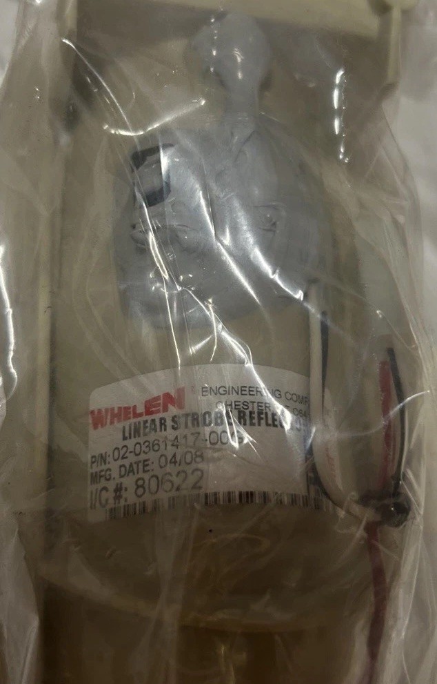 NEW WHELEN TURBO TUBE 9000 SERIES 9M EDGE LINEAR STROBE REFLACTOR 02-0361417-00G