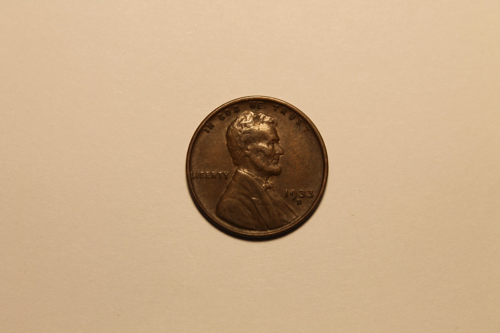 1933 D Lincoln Wheat Cent Penny US 1C 33D #2 1933 D Lincoln Wheat Cent Penny US 1C 33D #2