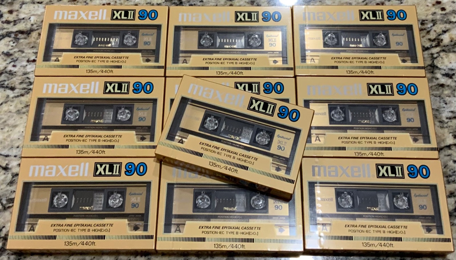 Maxell XLII 90 High Bias Type II Blank Cassette Tape Lot of 10 New Sealed Maxell XLII 90 High Bias Type II Blank Cassette Tape Lot of 10 New Sealed