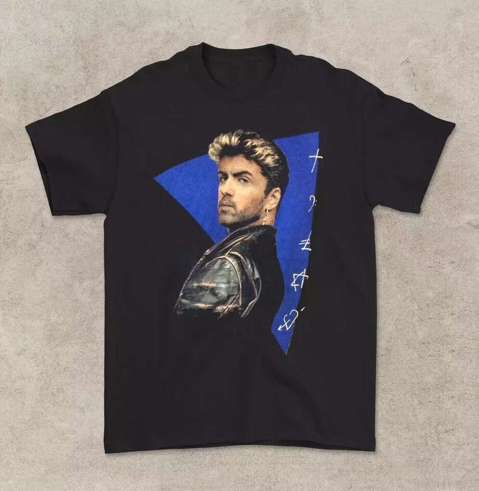 Vtg 1989 George Michael Faith T-shirt For Men Women Tee Size S-5XL