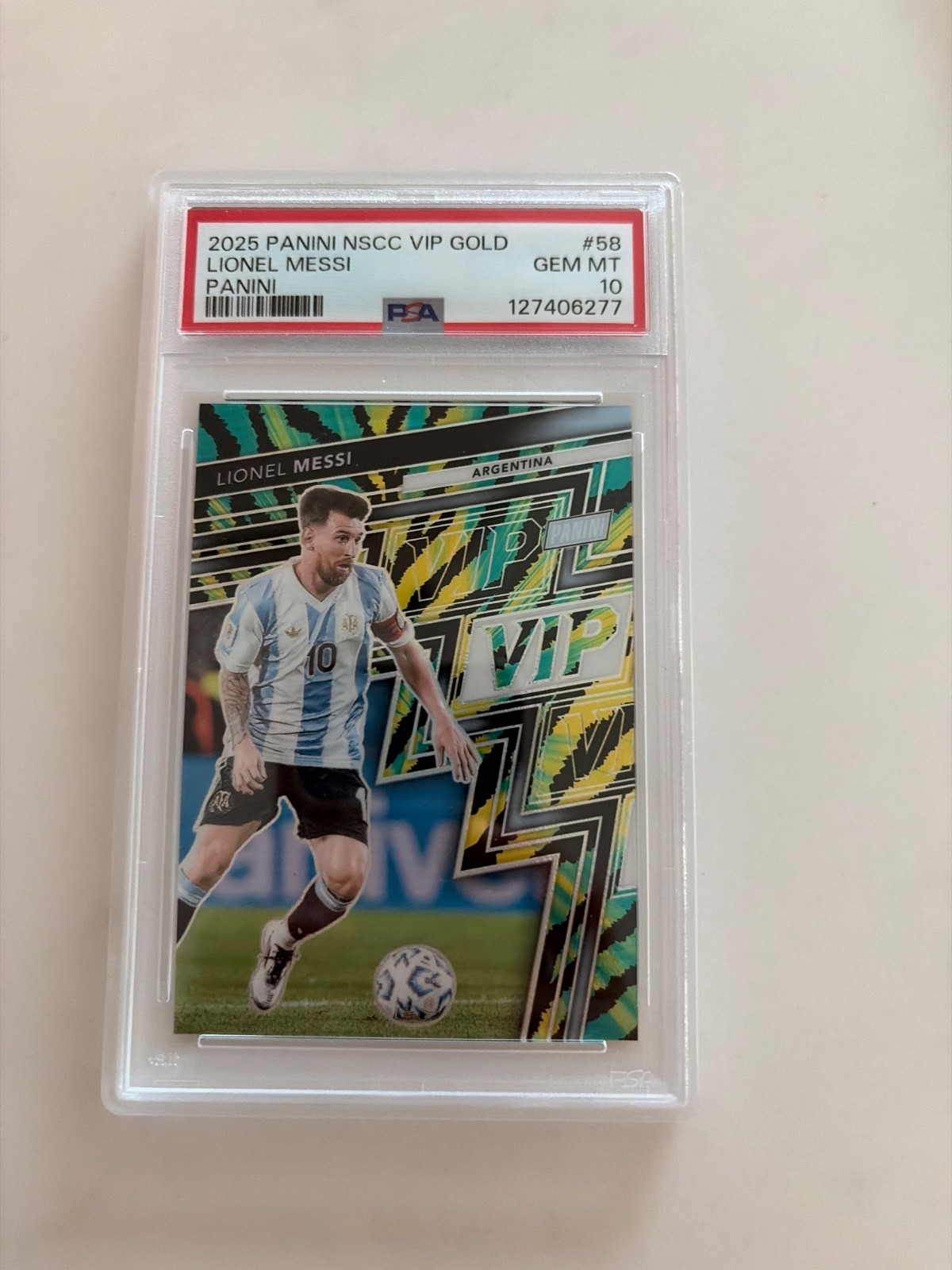 2025 Panini NCSS VIP Gold Lionel Messi Psa 10 2025 Panini NCSS VIP Gold Lionel Messi Psa 10