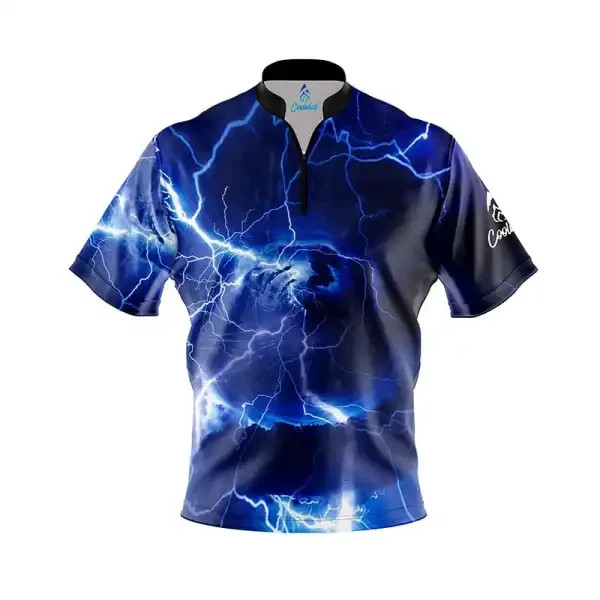 Best Personalized Electrical Lightning Bowling Jersey Shirts All Size