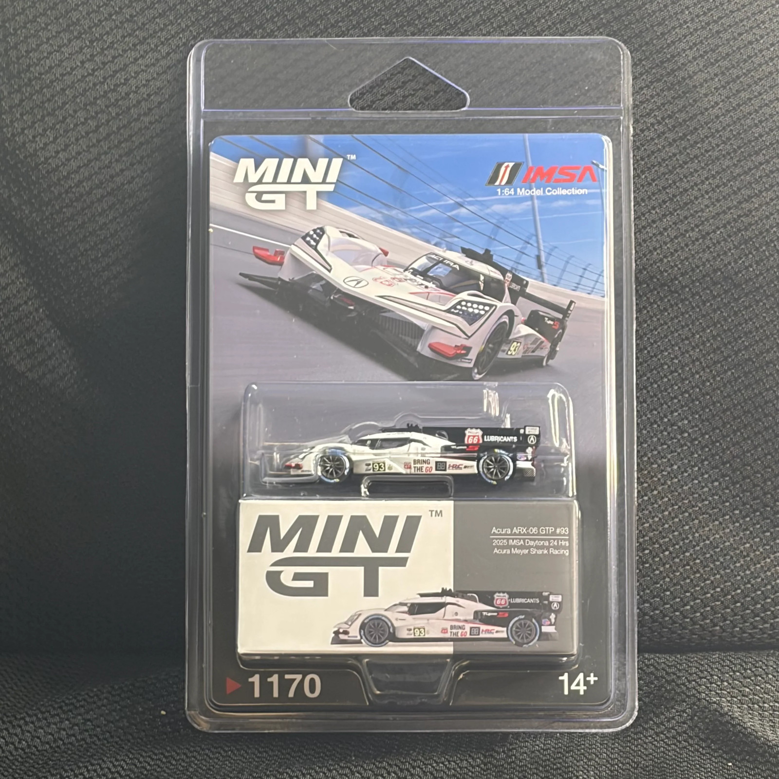 MINI GT #1170 Acura ARX-06 GTP #93 2025 Daytona MINI GT #1170 Acura ARX-06 GTP #93 2025 Daytona