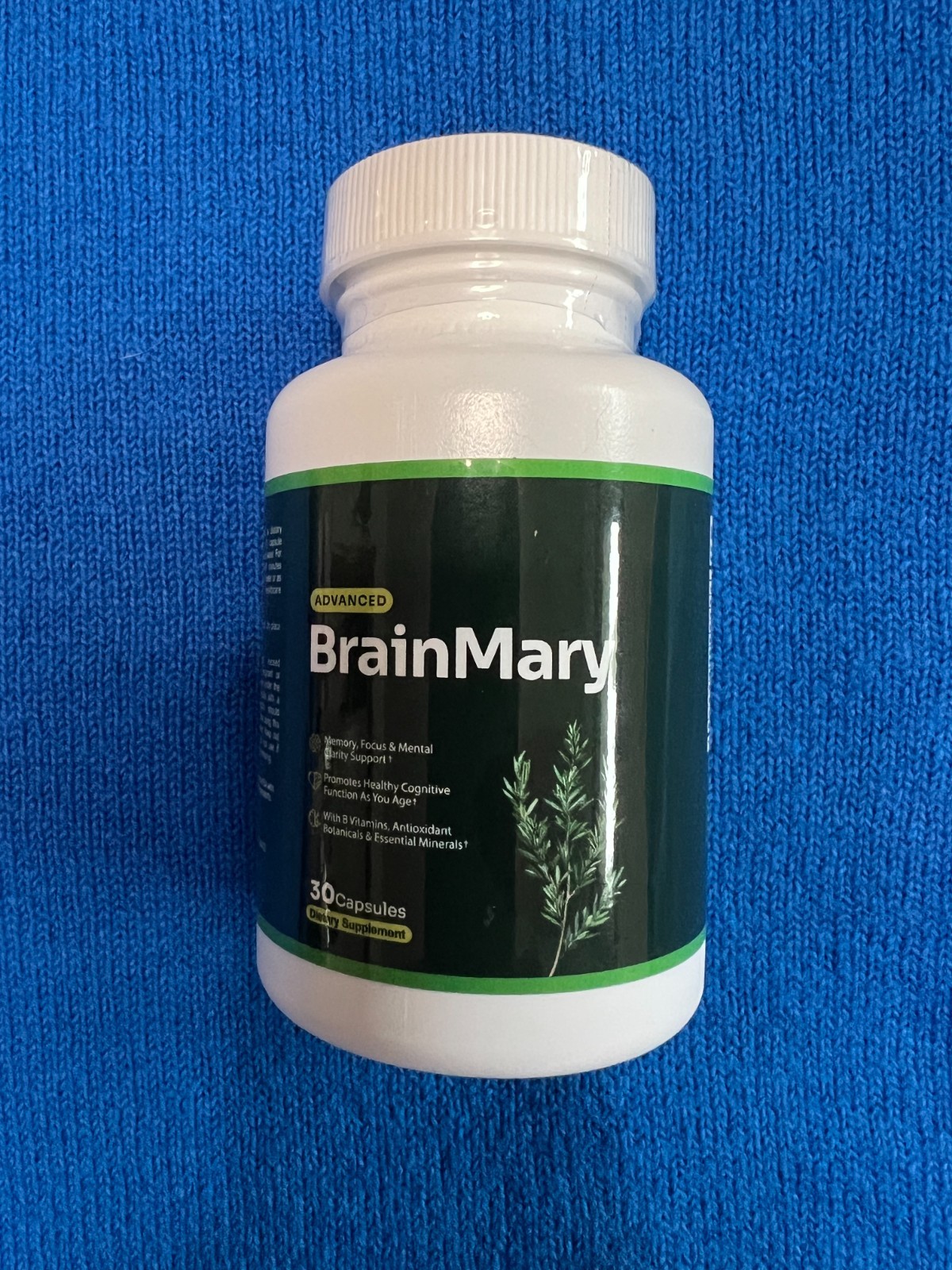 Brain Mary Mind Memory Cognitive Advanced Support Brain Mary 30 Capsules NEW