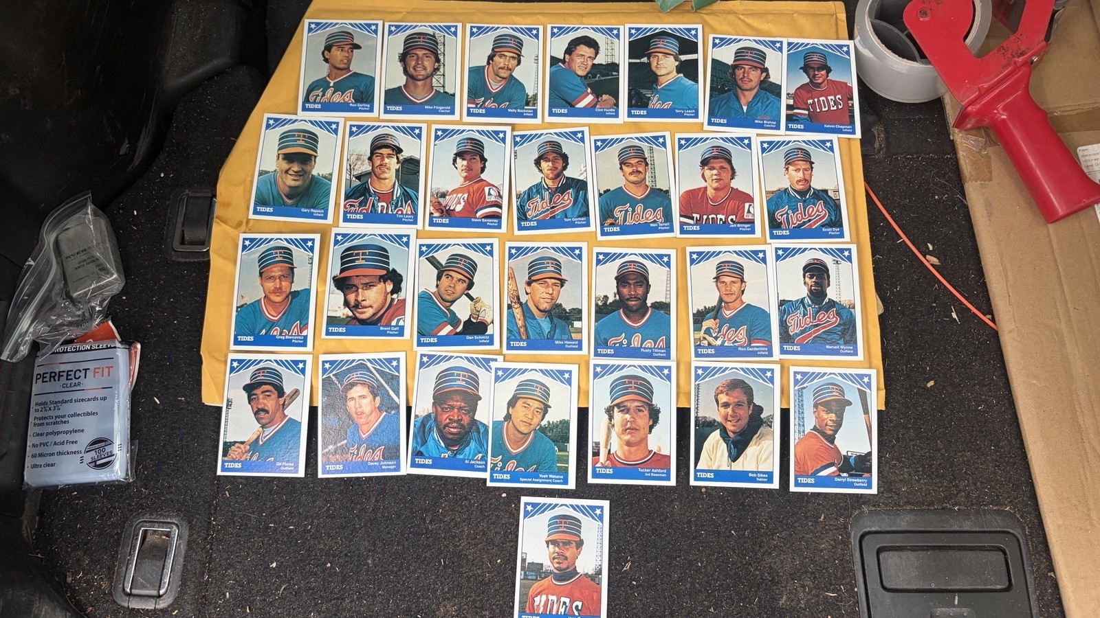 Darryl Strawberry 1983 TCMA Tidewater Tides Complete Set New York Mets Multiples Darryl Strawberry 1983 TCMA Tidewater Tides Complete Set New York Mets Multiples