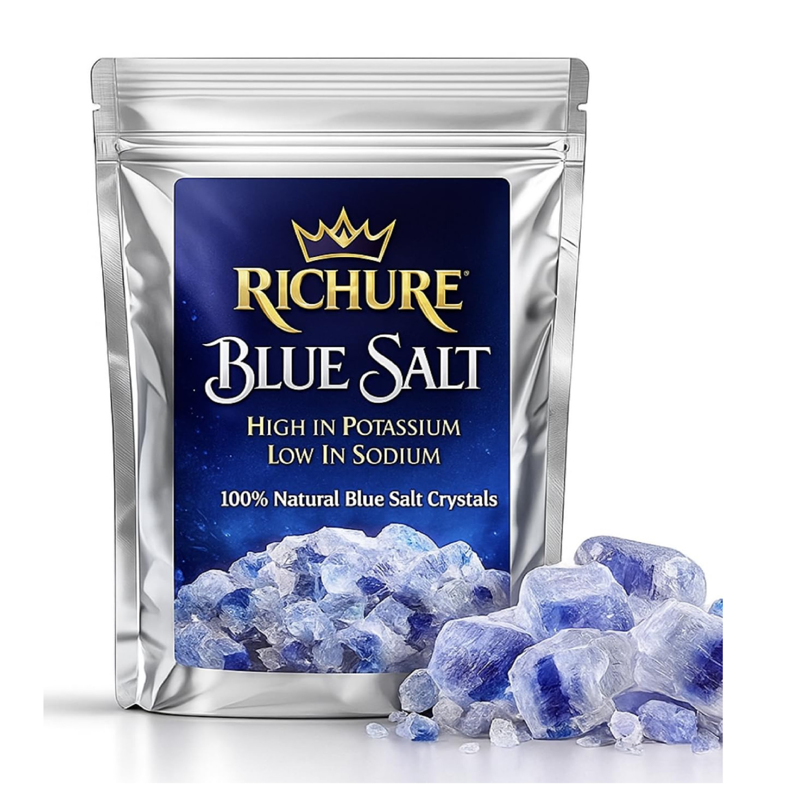 Ancient Blue Salt – Rare Mineral Treasure | High Potassium, Low Sodium, Pure & U Ancient Blue Salt – Rare Mineral Treasure | High Potassium, Low Sodium, Pure & U