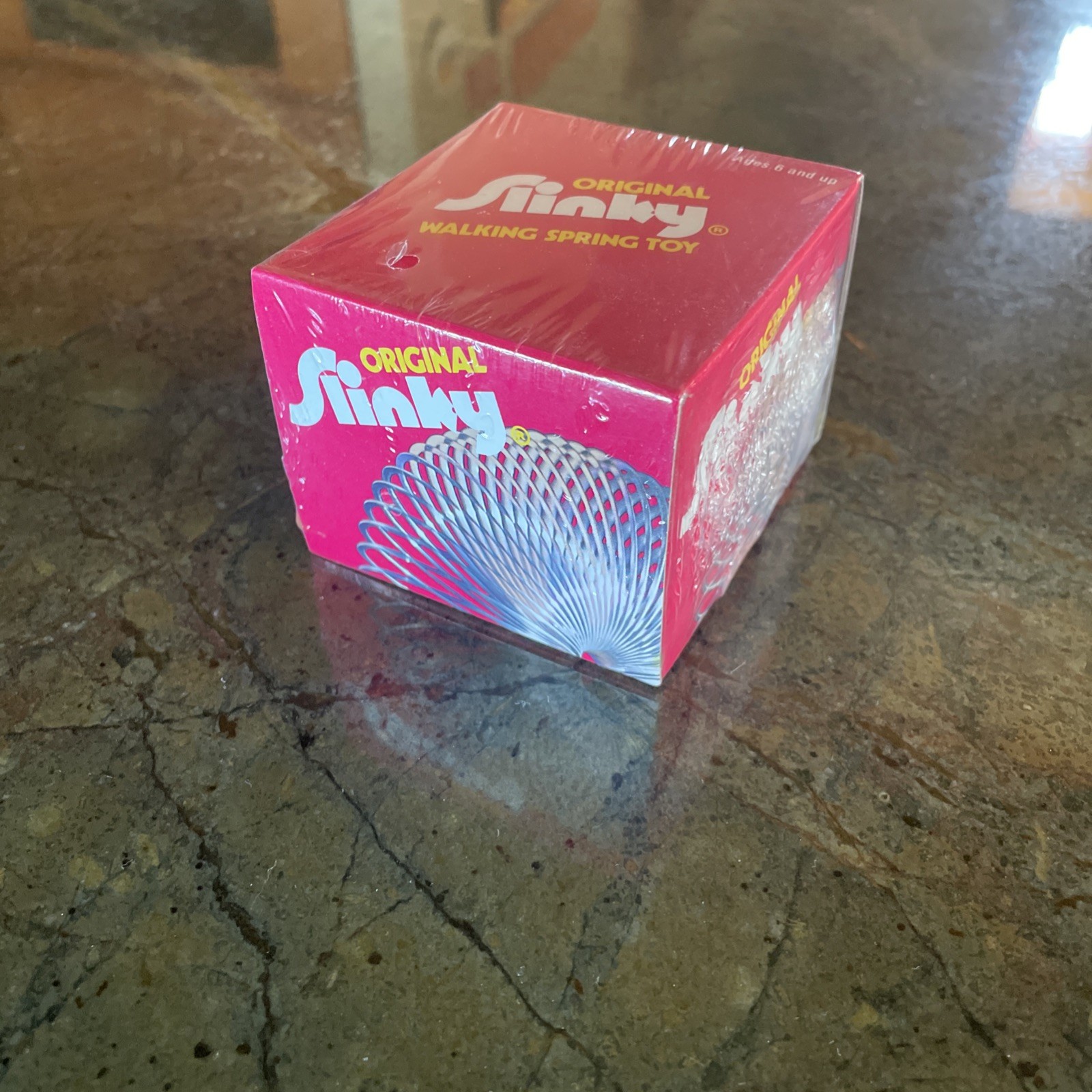 Vintage 1980\'s Metal Original Slinky Walking Spring Toy New & Sealed Vintage 1980\'s Metal Original Slinky Walking Spring Toy New & Sealed