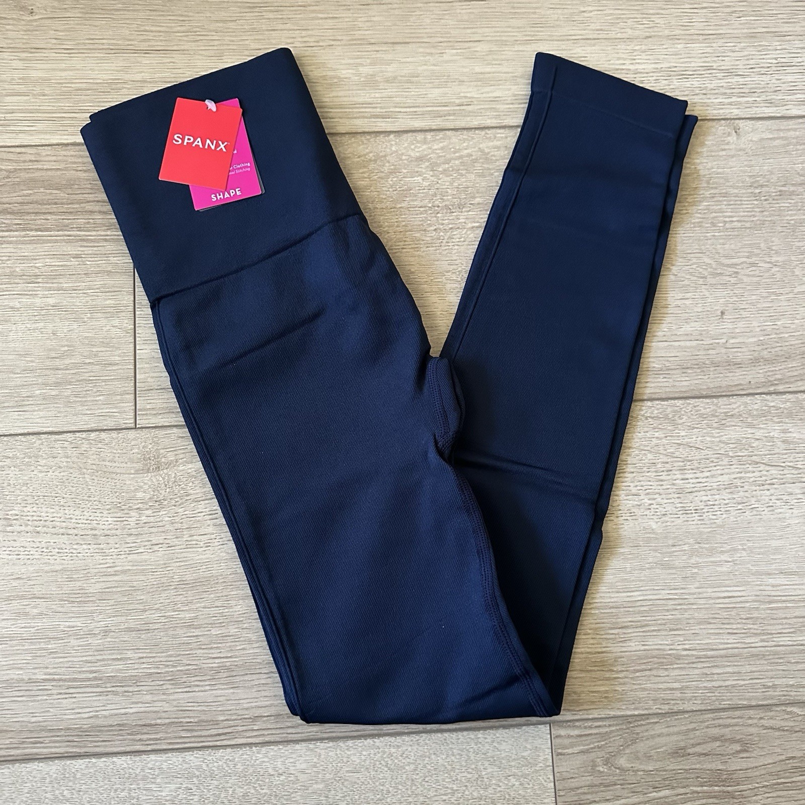 Spanx Booty Boost Leggings Small Blue Smooth Shape Sculpt Yoga Gym Tummy Control Spanx Booty Boost Leggings Small Blue Smooth Shape Sculpt Yoga Gym Tummy Control