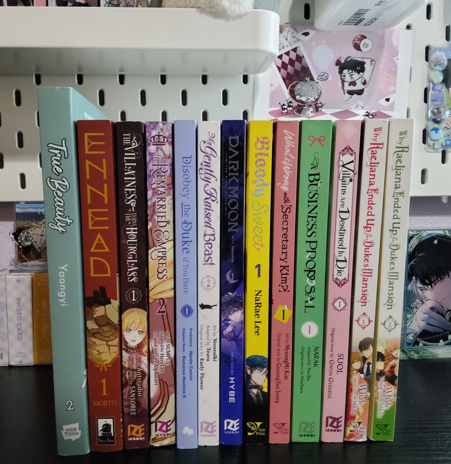 Korean Manhwa Lot - 13 Mixed Random Assorted Volumes Mix Bundle Comics
