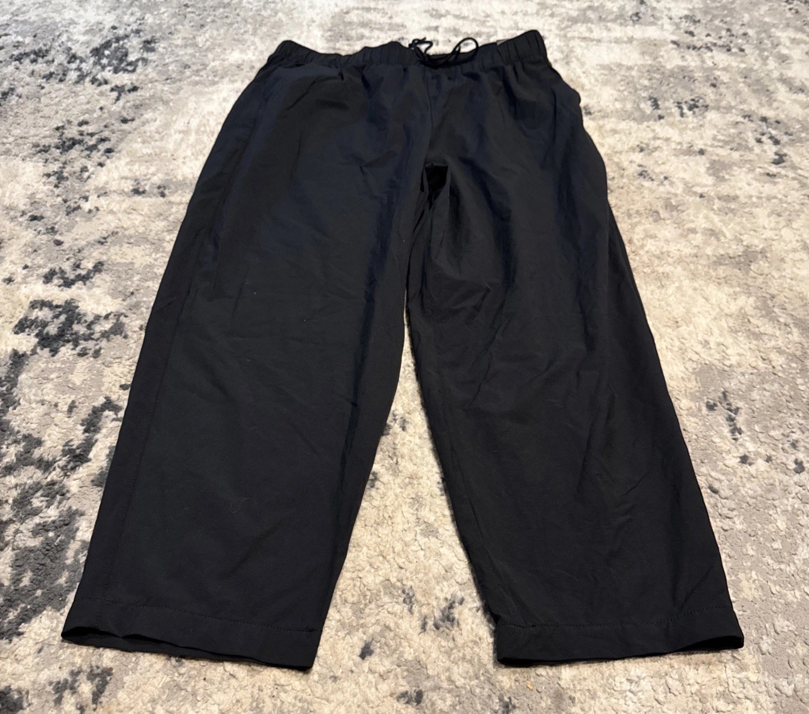 Calia NYLUXE Barrel Pants High Rise Womens Sz Large Black New Calia NYLUXE Barrel Pants High Rise Womens Sz Large Black New