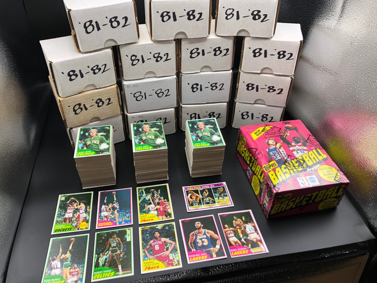 Mint 1981-1982 Topps Basketball Complete Set (198) Vending Bird Magic Dr. J