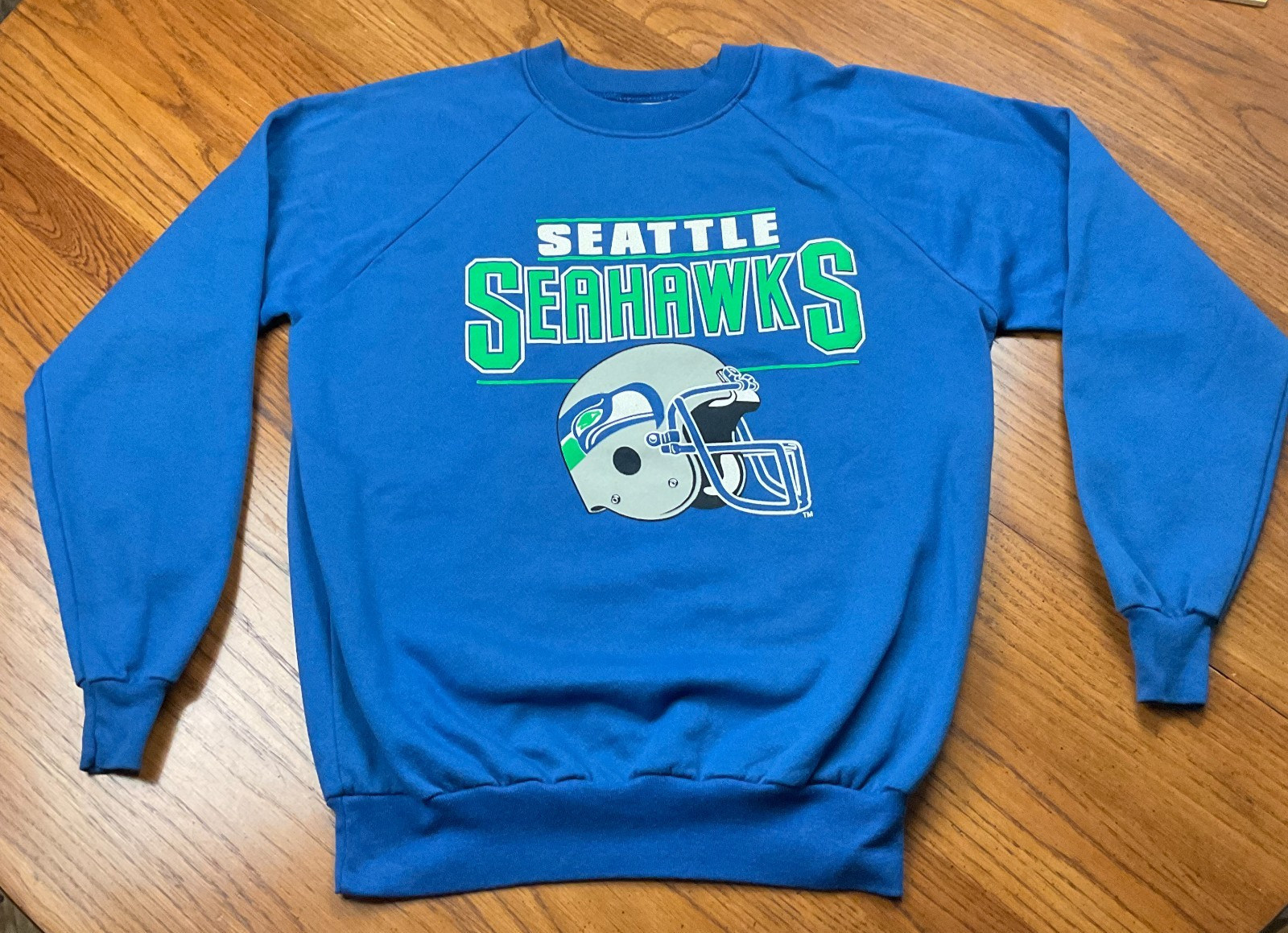 Vintage Garan 1990s Seattle Seahawks Crew Sweatshirt Classic Retro Logo Size L Vintage Garan 1990s Seattle Seahawks Crew Sweatshirt Classic Retro Logo Size L