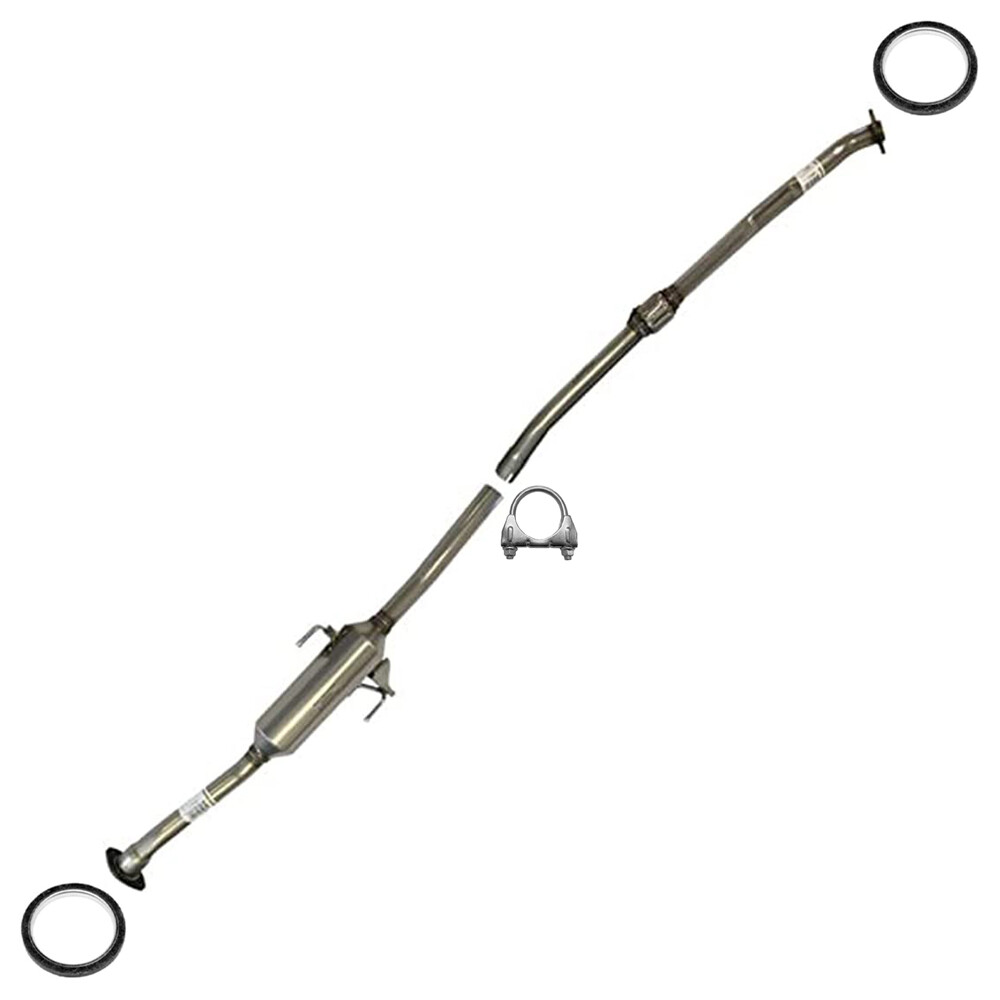 Stainless Steel Exhaust Resonator Pipe fits 2001-2003 Toyota Rav4 2.0L