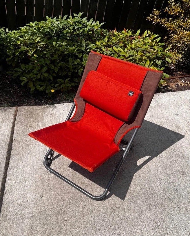 RARE Vintage REI Folding Portable TRAVEL CHAIR Low Camp Outdoor Discontinued RARE Vintage REI Folding Portable TRAVEL CHAIR Low Camp Outdoor Discontinued
