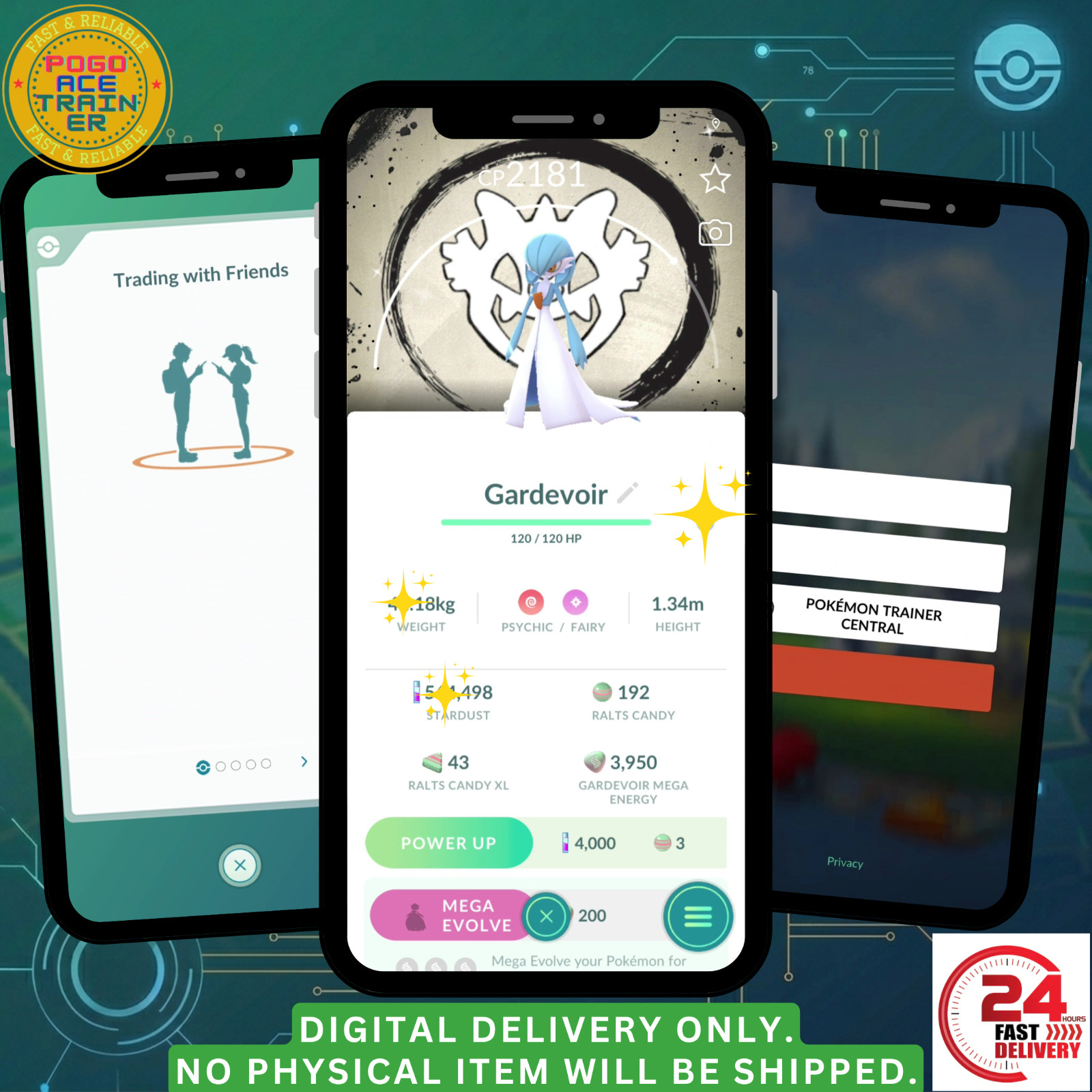 [✨SpecialBG✨] Shiny Gardevoir – GO Fest 2026 Special BG  ✨FAST24h Deli DIGITAL✨