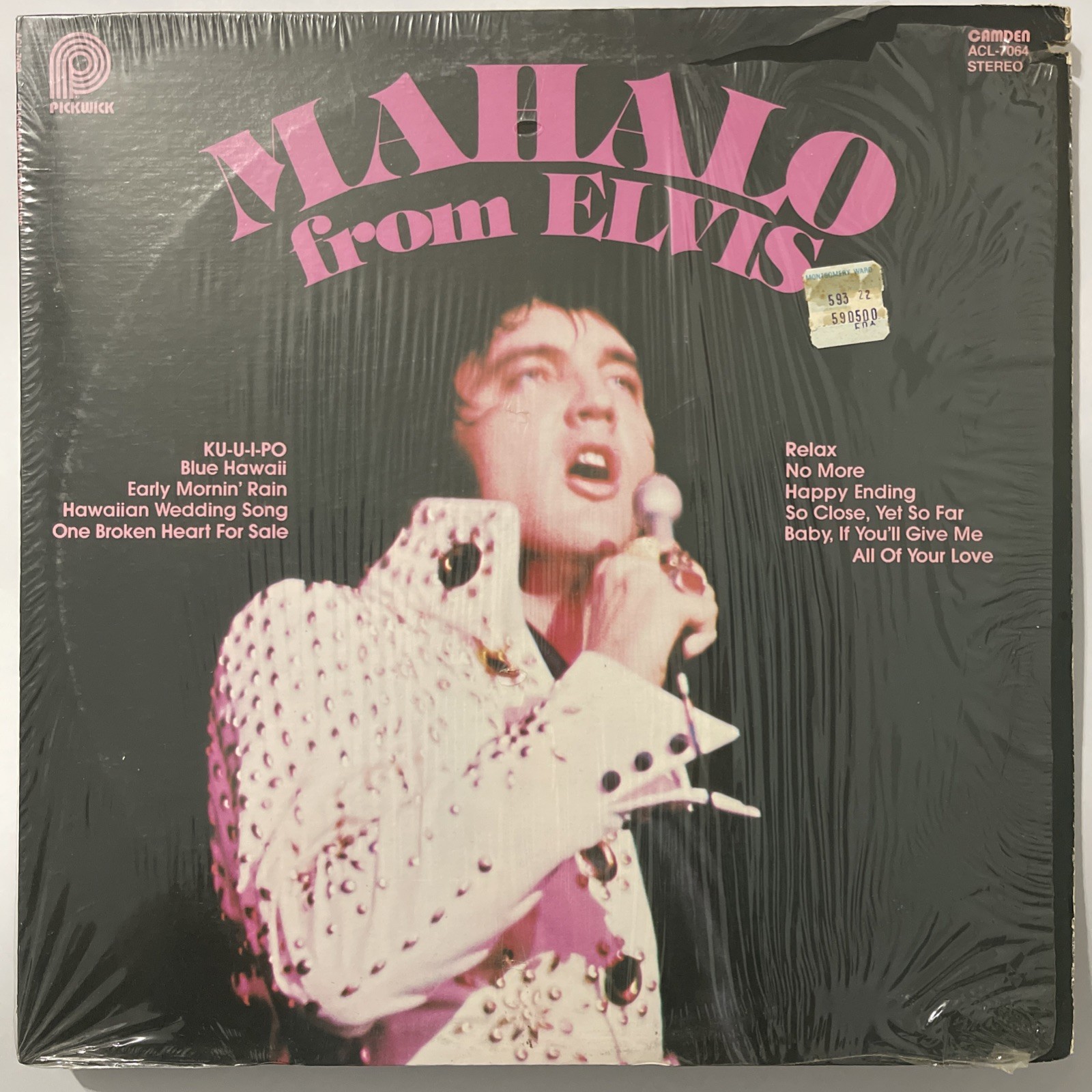 Elvis Presley - Mahalo From Elvis,Vinyl,12\