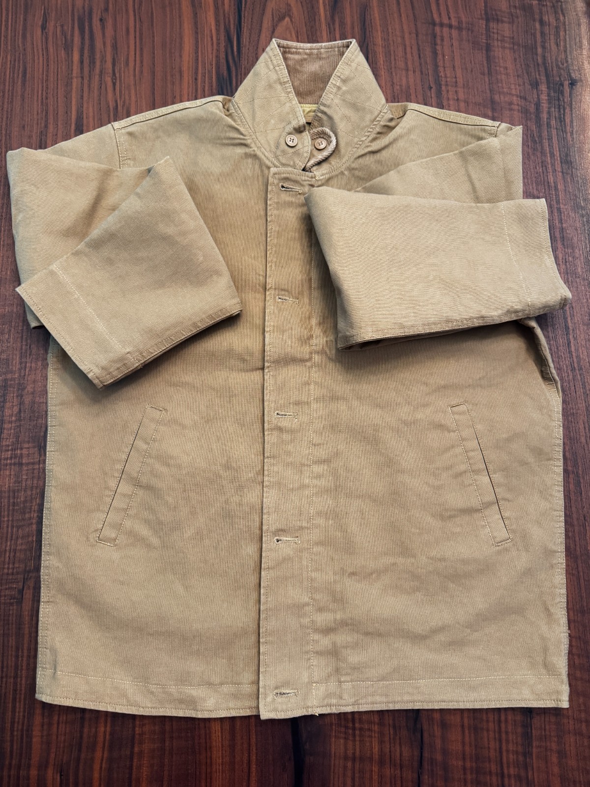 USN N-1 Deck Jacket - Khaki Okonkwo MFG. Co. Size-44, XXL