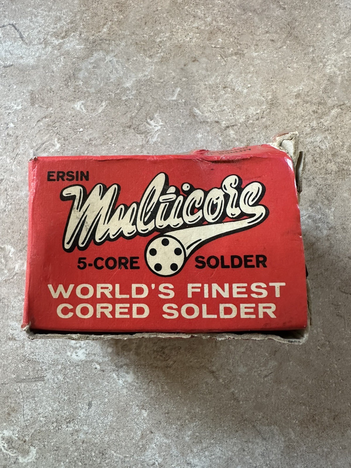 Ersin Multicore 5-Core Solder 60/40 Tin Lead 1lb Spool SN60 Vintage Box Ersin Multicore 5-Core Solder 60/40 Tin Lead 1lb Spool SN60 Vintage Box