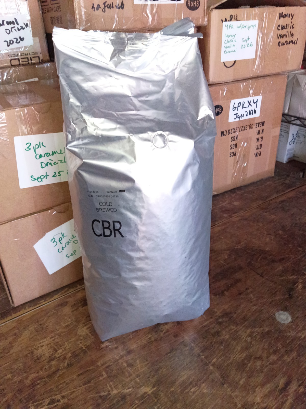 Starbucks 5lb Bag Cold Brew Coffee Whole Beans BB Feb 2027