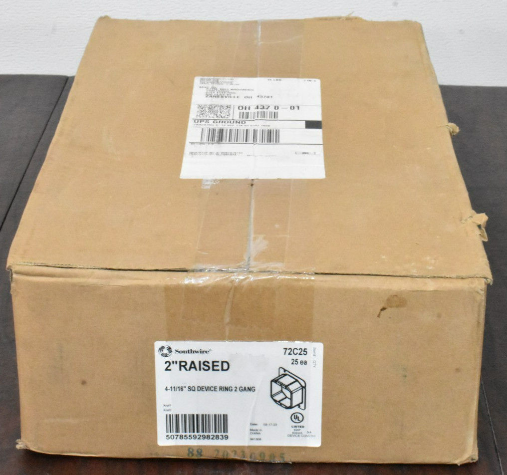 BNIB 25 Southwire 72C25 4-11/16\