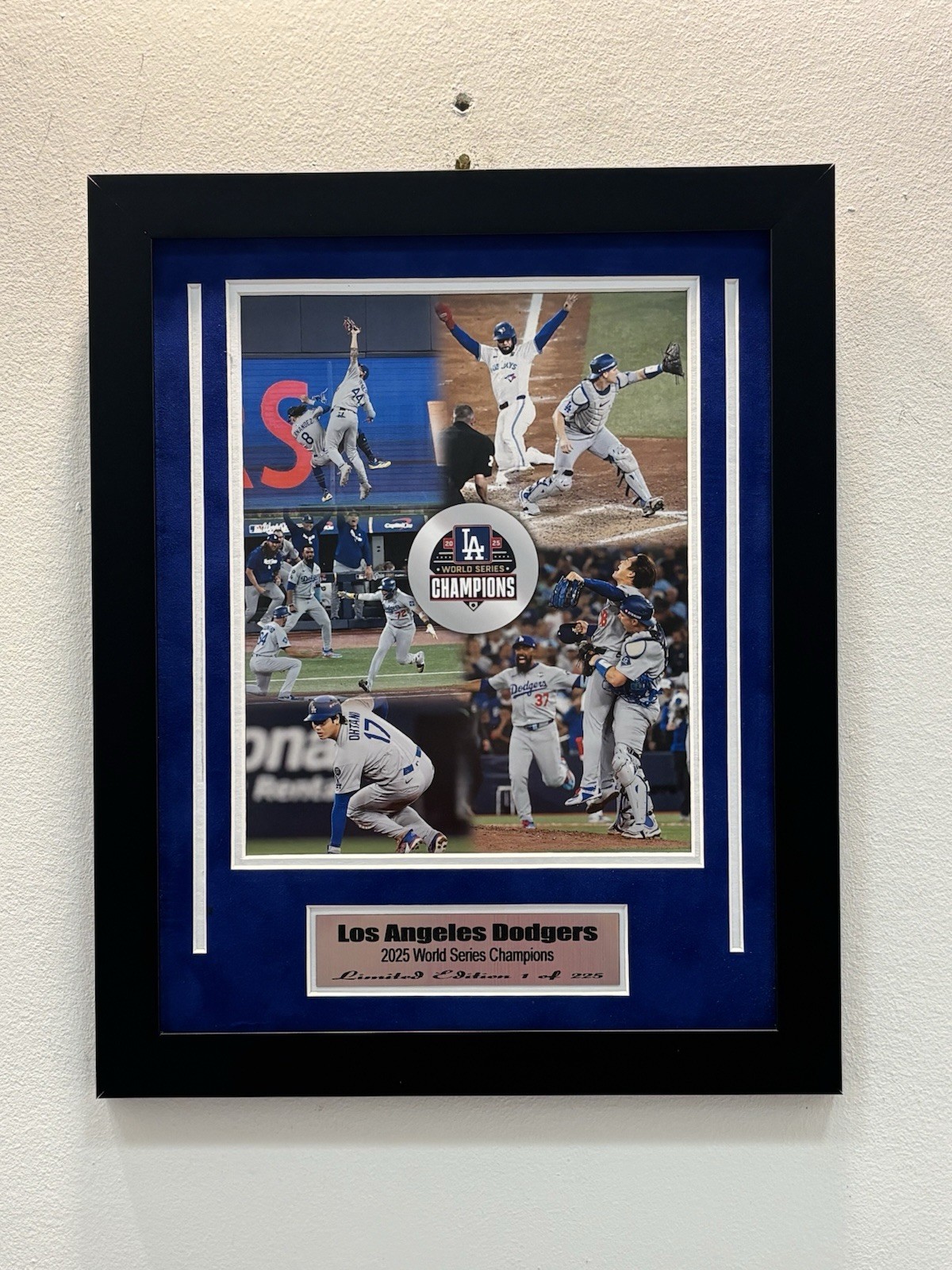 Dodgers 2025 World Series Champions Limited edition Frame Dodgers 2025 World Series Champions Limited edition Frame