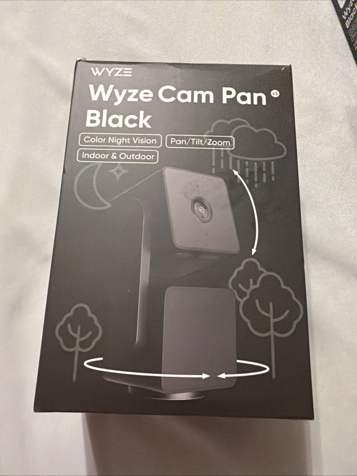 WYZE CAM PAN SECURITY CAM Black (WYZECPAN3) WYZE CAM PAN SECURITY CAM Black (WYZECPAN3)