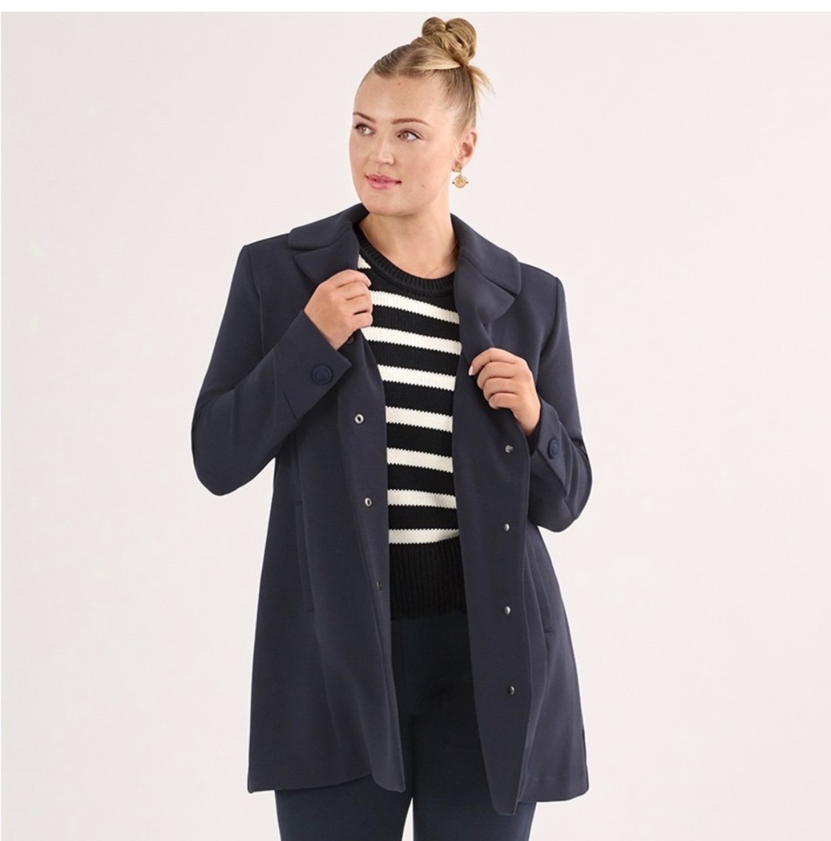 Cabi New NWT At Ease Topper #6670 Blue XXS - XXL Was $219