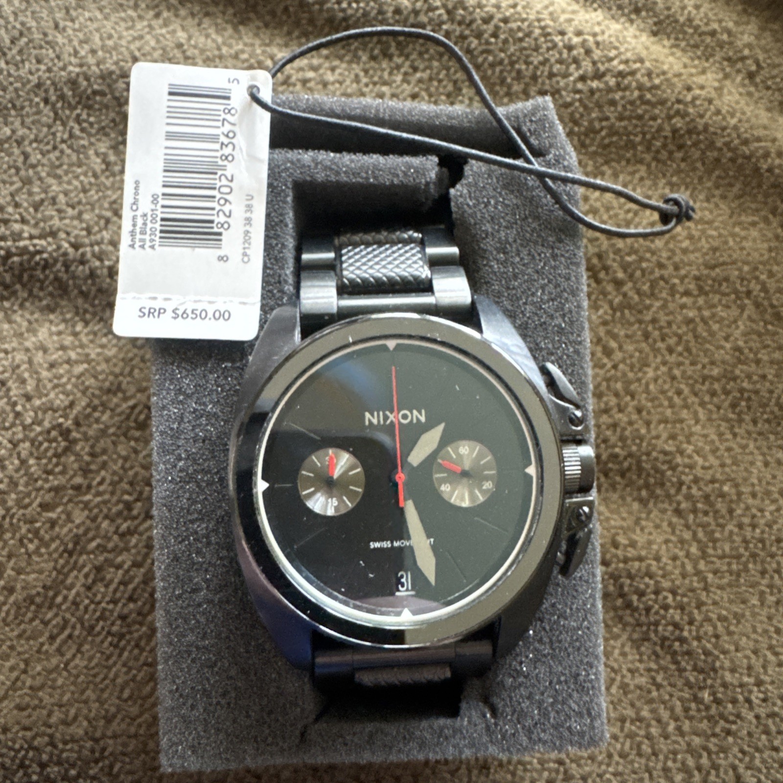 Nixon Time Teller Chromo Watch chrome/black/chrome sunray Nixon Time Teller Chromo Watch chrome/black/chrome sunray