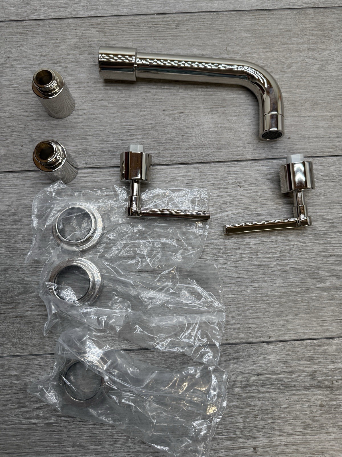Rohl A2207LMPNTO-2 Lombardia® Wall Mount Lavatory Faucet - Polished Nickel *READ Rohl A2207LMPNTO-2 Lombardia® Wall Mount Lavatory Faucet - Polished Nickel *READ