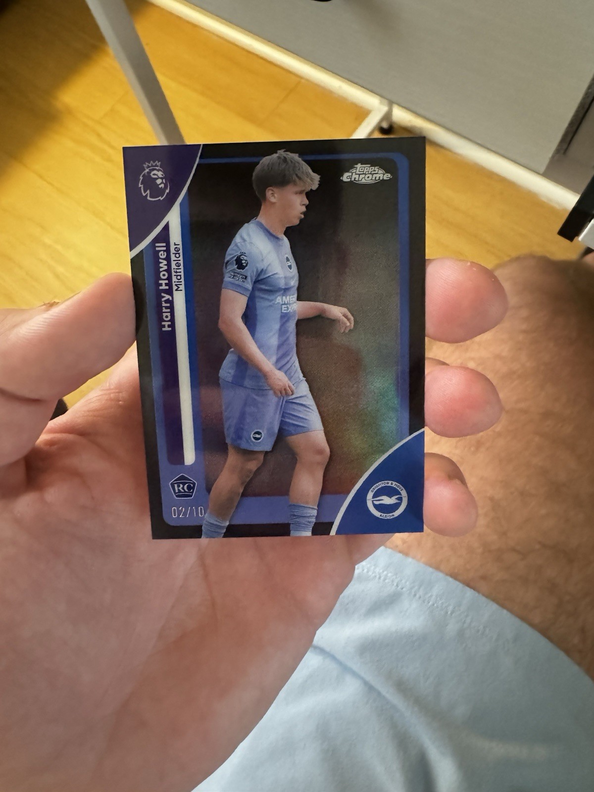 Harry Howell Rookie Black Refractor /10 2025-26 Topps Chrome Premier League