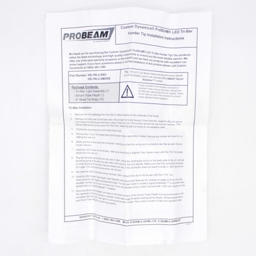 ProBeam Led Tribar, Smoked Part Number - 2040-2260