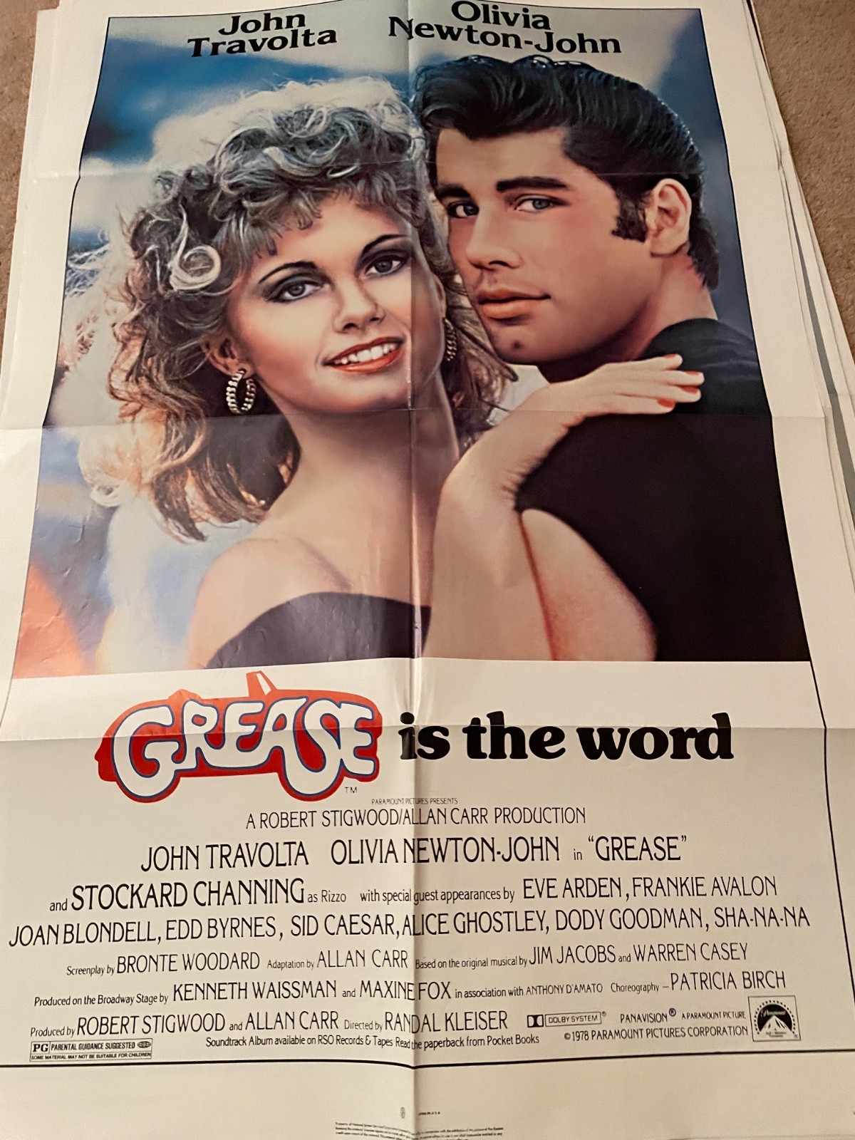 orginal grease movie poster orginal grease movie poster
