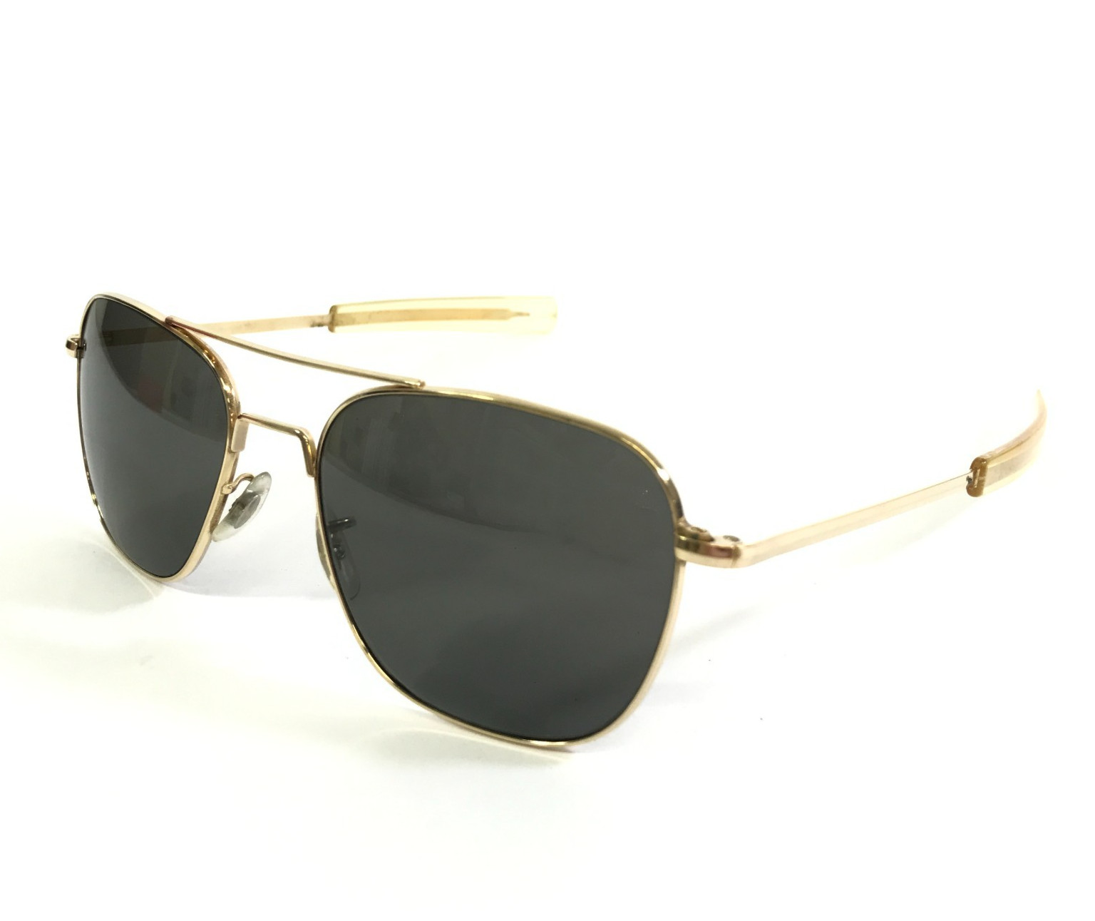 Vintage American Optical Sunglasses COMMAND 23K Gold Frames w/ Dark Gray Lenses Vintage American Optical Sunglasses COMMAND 23K Gold Frames w/ Dark Gray Lenses