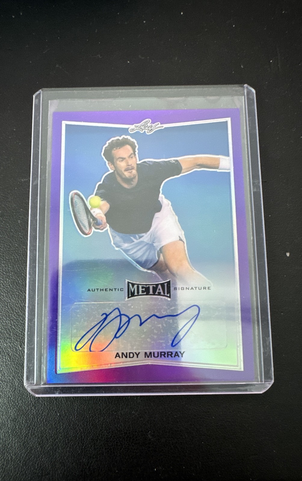 2016 Leaf Metal - Andy Murray #BA-AM1 Purple Prismatic /15 Autograph Mint