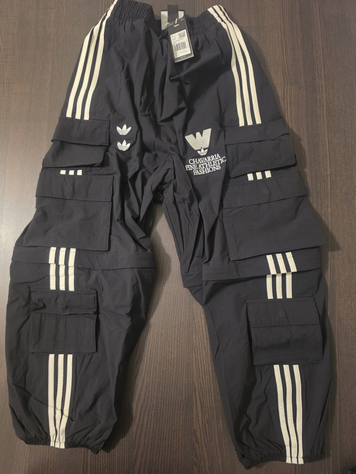 Size XS NWT Willy Chavarria x Adidas Cargo Pant Black KS6439 2XS Size XS NWT Willy Chavarria x Adidas Cargo Pant Black KS6439 2XS