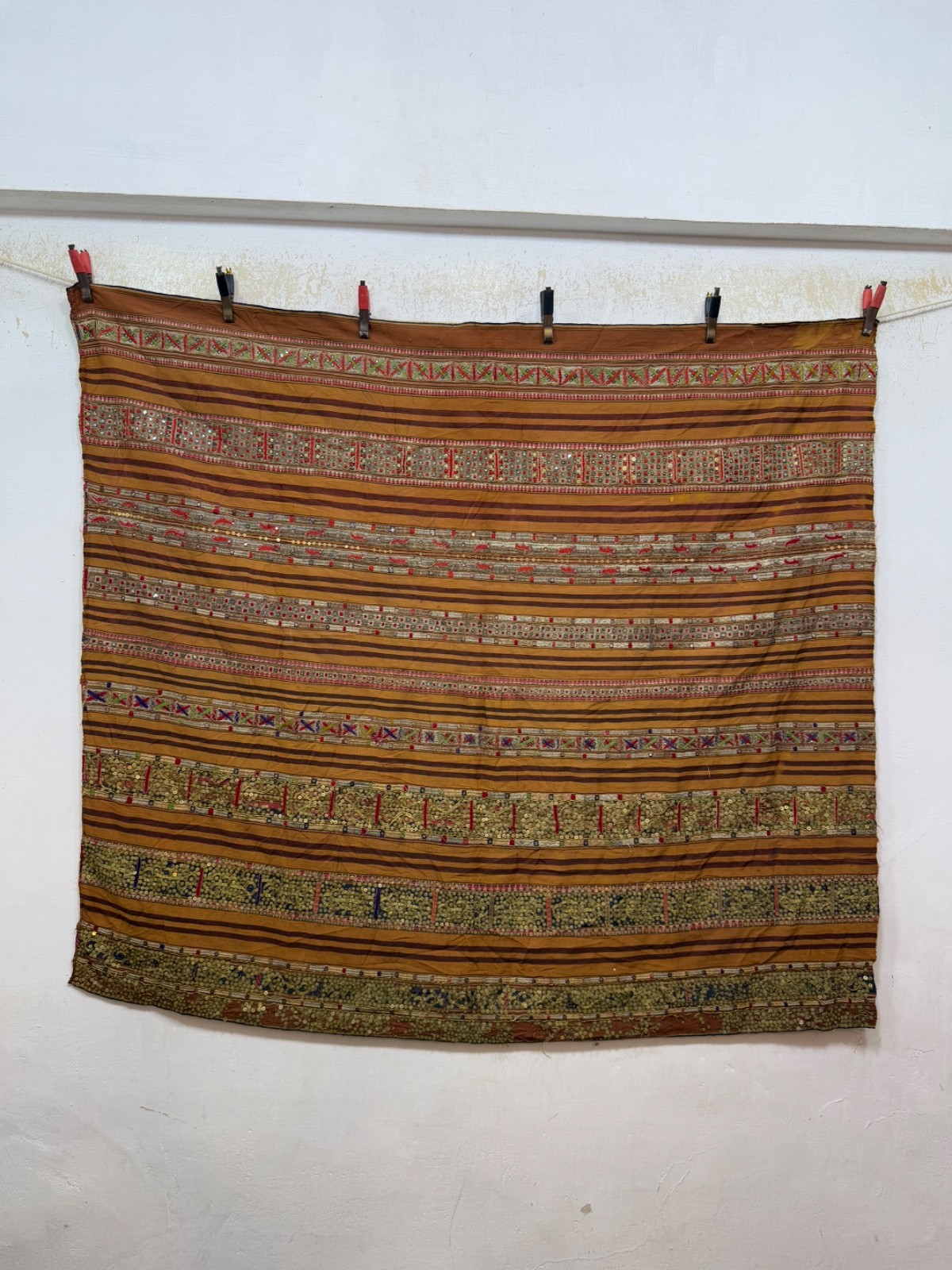 Antique Fabulous Women's Ceremonial Skirt Tapis Lampung Sumatra Indonesia Antique Fabulous Women's Ceremonial Skirt Tapis Lampung Sumatra Indonesia