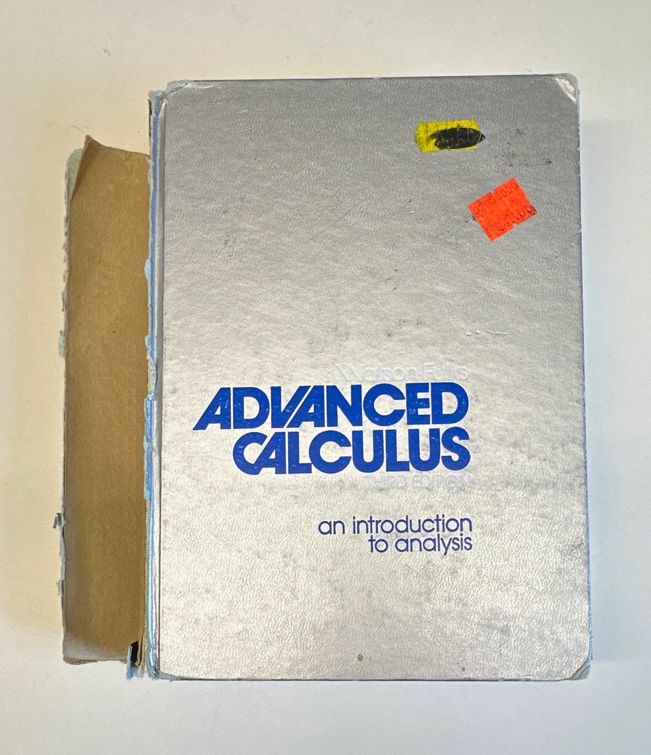 Advanced Calculus: An Introduction to Analysis HC Textbook ISBN 0-471-02195-4
