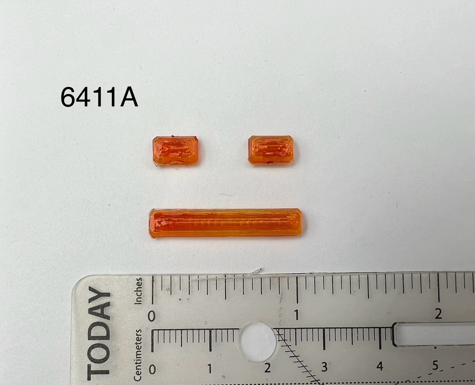 3 Pack 1/64 Scale Model Amber Code 3 MX7000 Long Short Lightbar Greenlight 6411A
