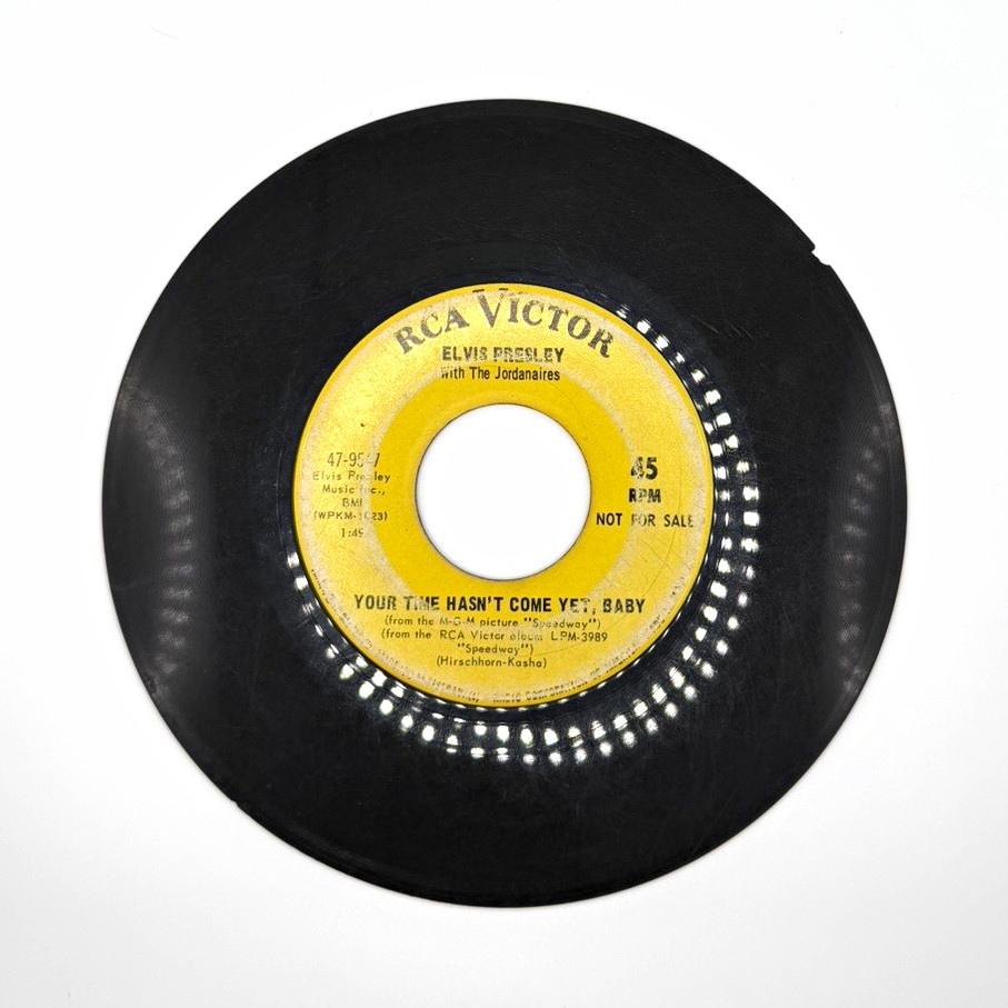 Elvis Presley RCA Victor 47-9547 PROMO Let Yourself Go 45 RPM 1968 VG