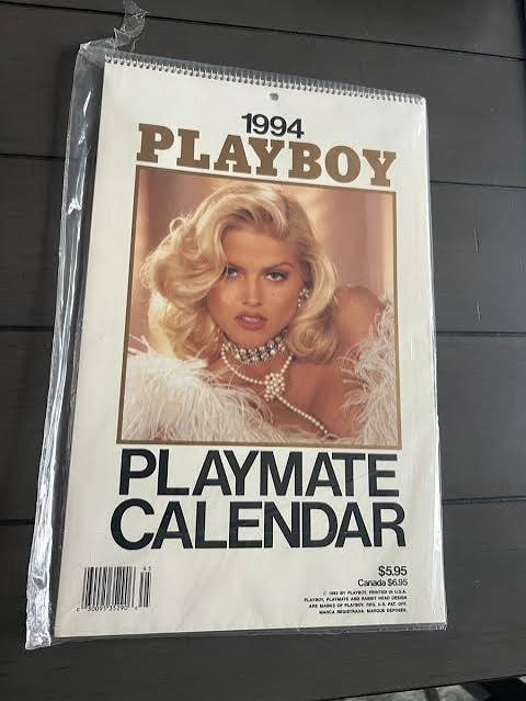 Playboy 1994 Playmate Calendar Collector's Edition Vintage Wall Calendar