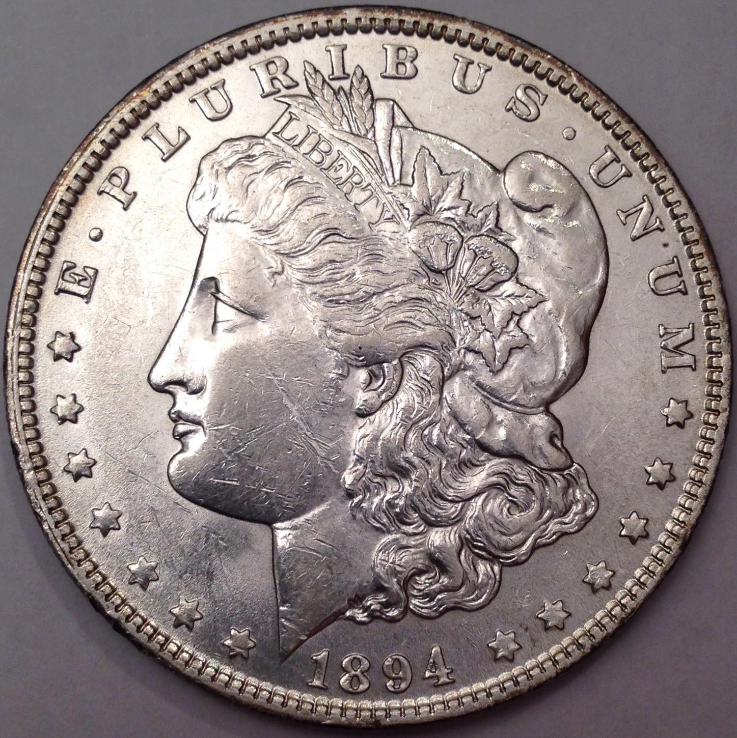 1894-O Morgan Silver Dollar - Beautiful Lustrous Choice AU - Scarce Date O-Mint