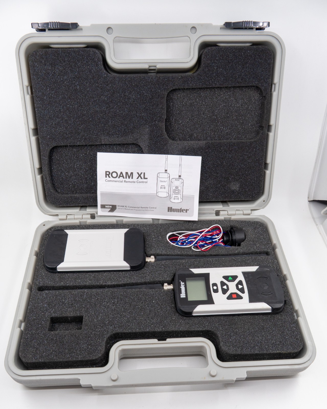 Hunter ROAM-XL Kit Long Range Controller Transmitter Receiver Set with Case Hunter ROAM-XL Kit Long Range Controller Transmitter Receiver Set with Case