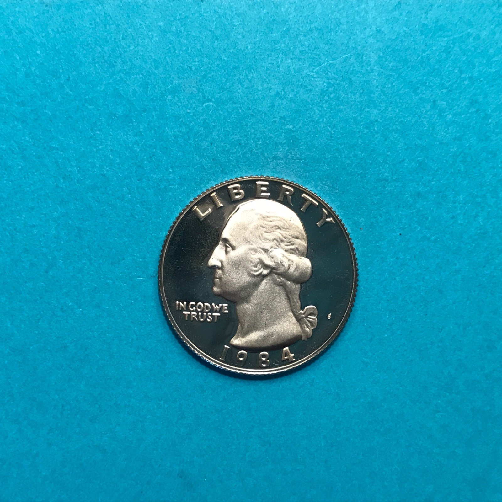 1984 S Washington Proof Quarter   