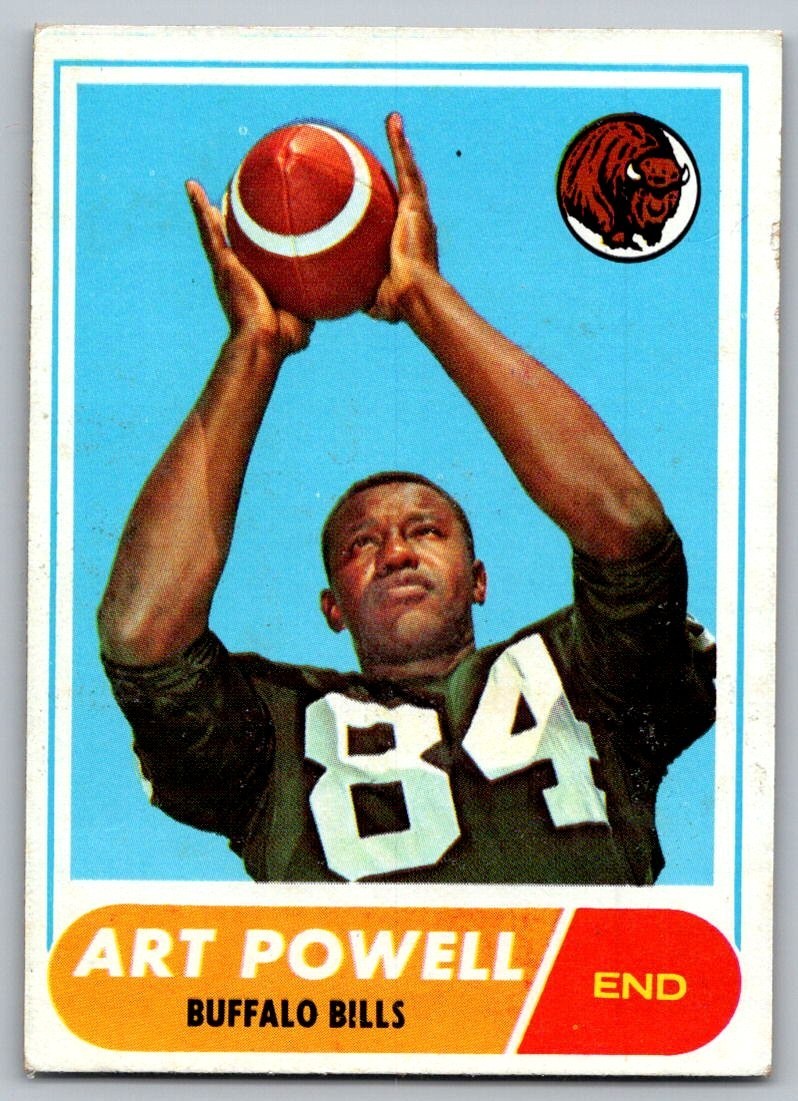 1968 Topps Football - Art Powell #71 - Buffalo Bills 1968 Topps Football - Art Powell #71 - Buffalo Bills