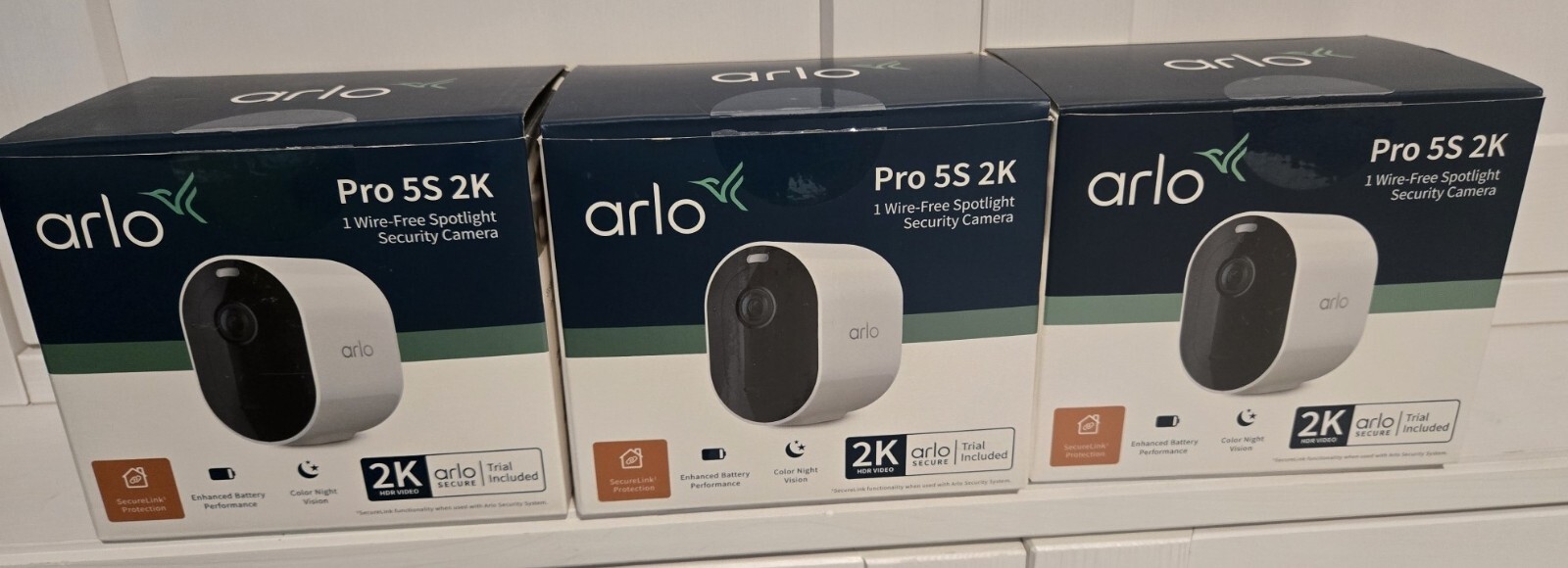 Arlo VMC4060P-100NAS, 5S 2K, Spotlight Camera, Solar Panel + More