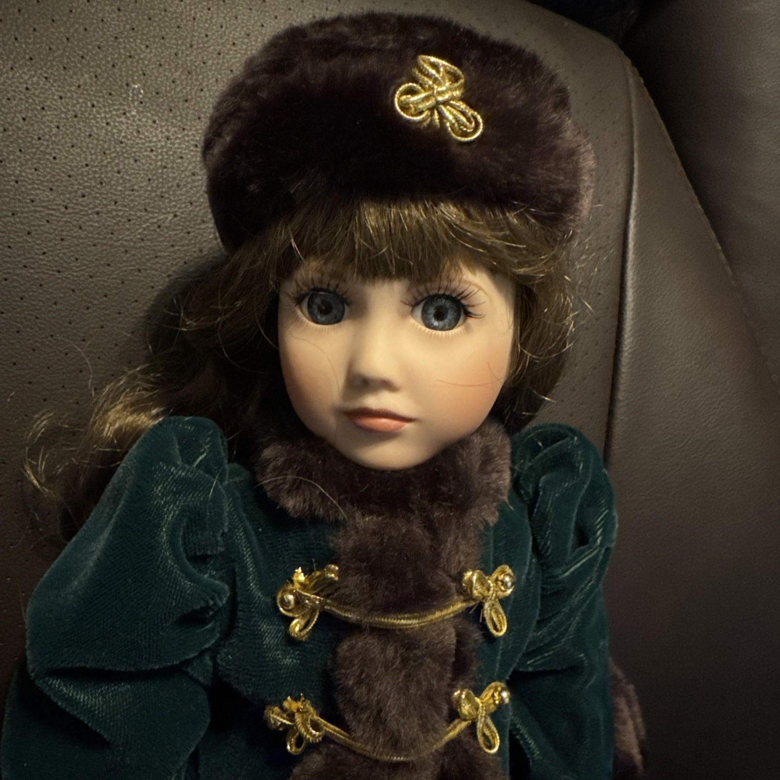 GORGEOUS COLLECTIBLE FRANKLIN HEIRLOOM DOLL CATHERINE ROSE~16” NIB