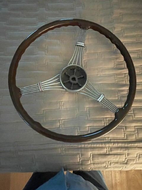 Vintage ORIGINAL 1939 Ford Banjo Steering Wheel